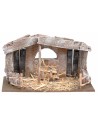 Capanna vuota di campagna con apertura a mezza luna cm 30x15x17h