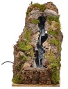 Cascata a sbalzi funzionante cm 61x20x37h per presepe Mondo