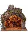 Grotta illuminata cm 30x20x30h