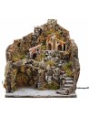 Presepe illuminato su più livelli 31x30x33h