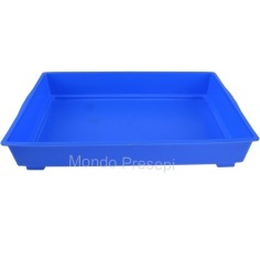 Bandeja rectangular para belén de 42x25x7,5 cm de altura. Mondo Presepi.