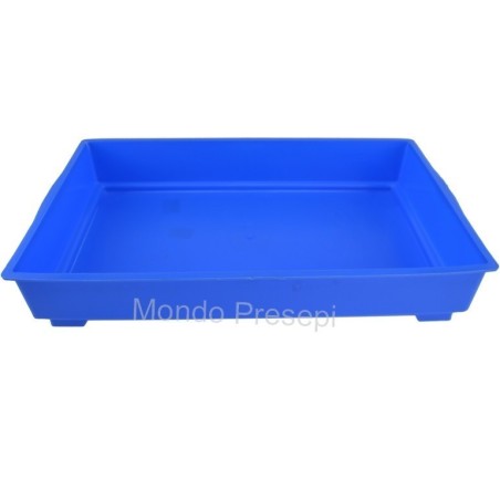 Bandeja rectangular para belén de 42x25x7,5 cm de altura. Mondo Presepi.