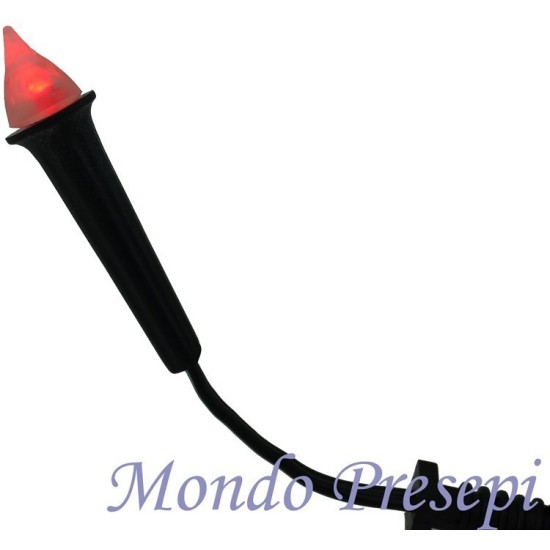 Flashlight led red 8 mm