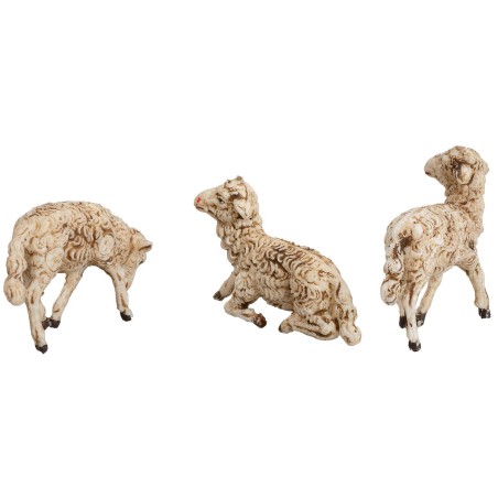 Set of 12 sheep for 8 cm figurines