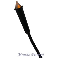 Torcia led giallo 5 mm Mondo Presepi 2