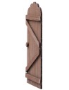 Puerta de madera con estructura en 'Z' 14x7cm para belén Mondo Presepi
