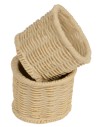 Set of 2 PVC baskets Ø 2.5cm
