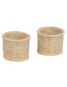 Set 2 cestini in pvc Ø 2,5cm per presepe Mondo Presepi