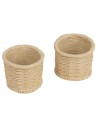 Set 2 cestini in pvc Ø 2,5cm per presepe Mondo Presepi