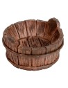 Basket with handles in PVC Ø 4cm