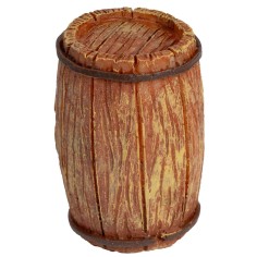Resin barrel wood effect 4 cm for nativity scene Mondo Presepi 2