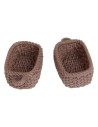Set 2 cestini rettangolari in pvc 2,5cm per presepe Mondo