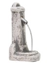 Fontana a colonna in gesso cm 2,5x2x5 h per presepe Mondo