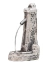 Column fountain in plaster cm 2.5x2x5 h for Nativity scene World