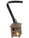 Lanterna a luce bianca con filo 3,5 Volt cm 2h per presepe