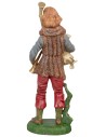 Zampognaro con strumento 30cm in Pvc per presepe Mondo Presepi