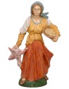 Donna venditrice 30cm in Pvc per presepe Mondo Presepi