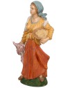 Donna venditrice 30cm in Pvc per presepe Mondo Presepi