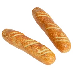 Set of 2 baguette breads 5 cm for nativity scene Mondo Presepi