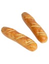 Set 2 pane baguette 5 cm per presepe Mondo Presepi