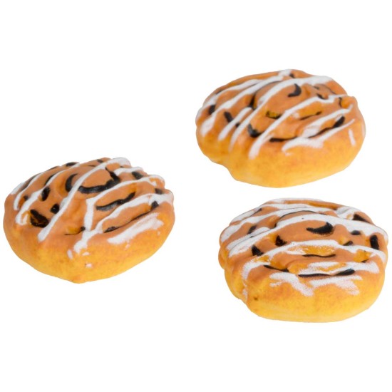 Set de 3 pasteles rollo de canela ø 2cm para belén Mundo