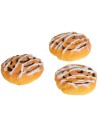 Set of 3 cinnamon roll cakes ø 2cm for Mondo nativity scene
