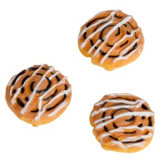 Set 3 torte girelle alla cannella ø 2 cm
