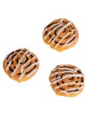 Set 3 torte girelle alla cannella ø 2cm per presepe Mondo