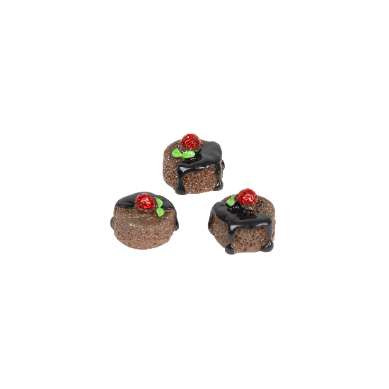 Set of 3 chocolate cakes ø 1.5 cm for nativity scene Mondo Presepi