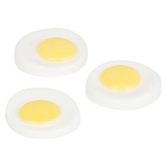 Set of 3 fried eggs ø 2cm for nativity scene Mondo Presepi 2