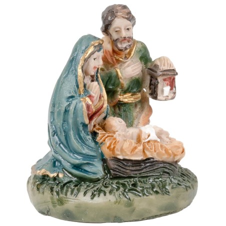 Natividad 3 sujetos bloque 2,5 cm en PVC para pesebre Mundo