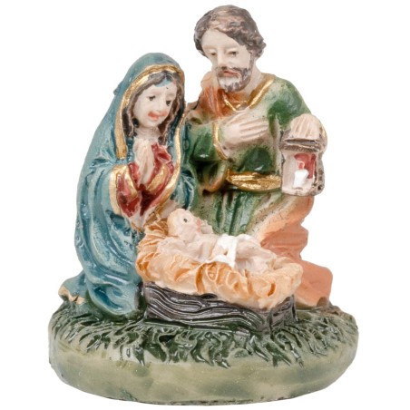 Nativity 3 subjects block 2.5 cm in PVC for Mondo nativity scene