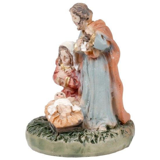 Natività 3 soggetti blocco con Giuseppe in piedi 2,5 cm in Pvc