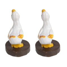 copia de Conjunto de 3 patos de resina para estatuas de 10 cm para belén 2