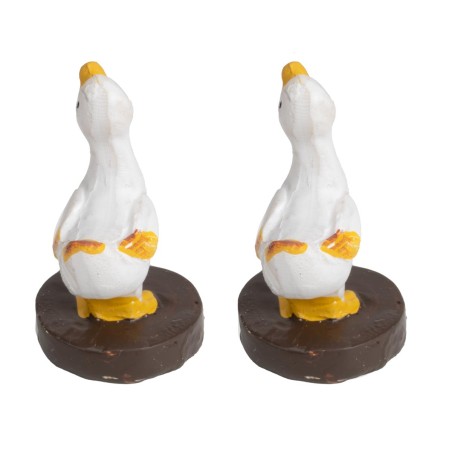 copia de Conjunto de 3 patos de resina para estatuas de 10 cm para belén