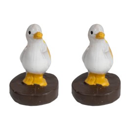 Set of 2 ducks with round base