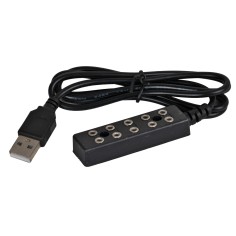 Multipresa 5 posti con USB per presepe Mondo Presepi