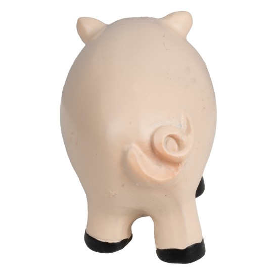 Maiale paffutello in resina realistico per presepe Mondo Presepi