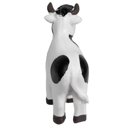 Stylized resin cartoon-style cow for Mondo nativity scene