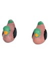Set of 2 pink ducks without base for nativity scene Mondo Presepi