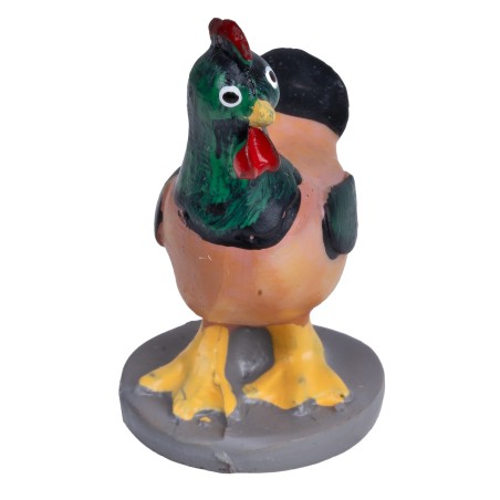 Set 2 galline Oliver con base per presepe Mondo Presepi
