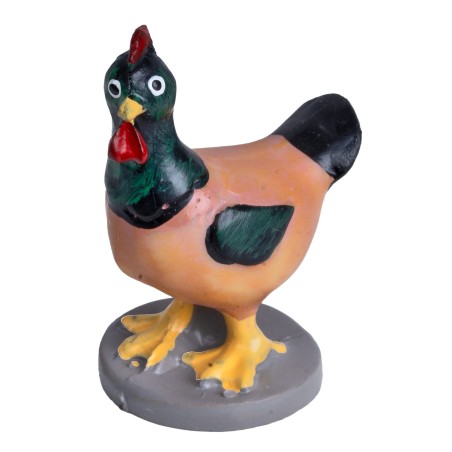 Set of 2 Oliver hens with base for nativity scene Mondo Presepi