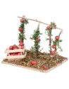 Orto di pomodori cm 10x8x9h per presepe Mondo Presepi