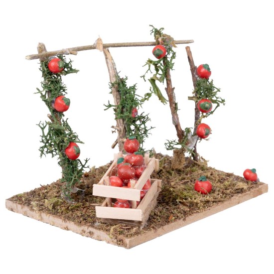 Tomato garden cm 10x8x9h for nativity scene Mondo Presepi