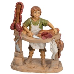 Charcutero con mostrador serie 13 cm Euromarchi para belén Mundo