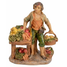Fruttivendolo 10 cm Euromarchi lux per presepe Mondo Presepi