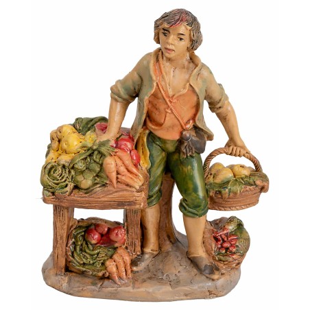 Fruttivendolo 10 cm Euromarchi lux per presepe Mondo Presepi