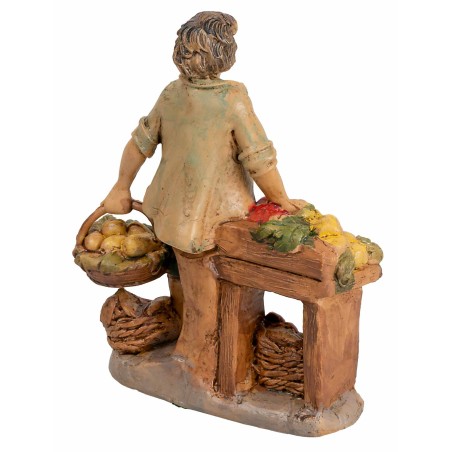 Fruttivendolo 10 cm Euromarchi lux per presepe Mondo Presepi