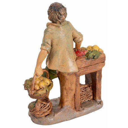 Greengrocer 10 cm Euromarchi lux for nativity scene Mondo Presepi