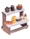 Banco con alimenti vari cm 11x6,5x11,5 h